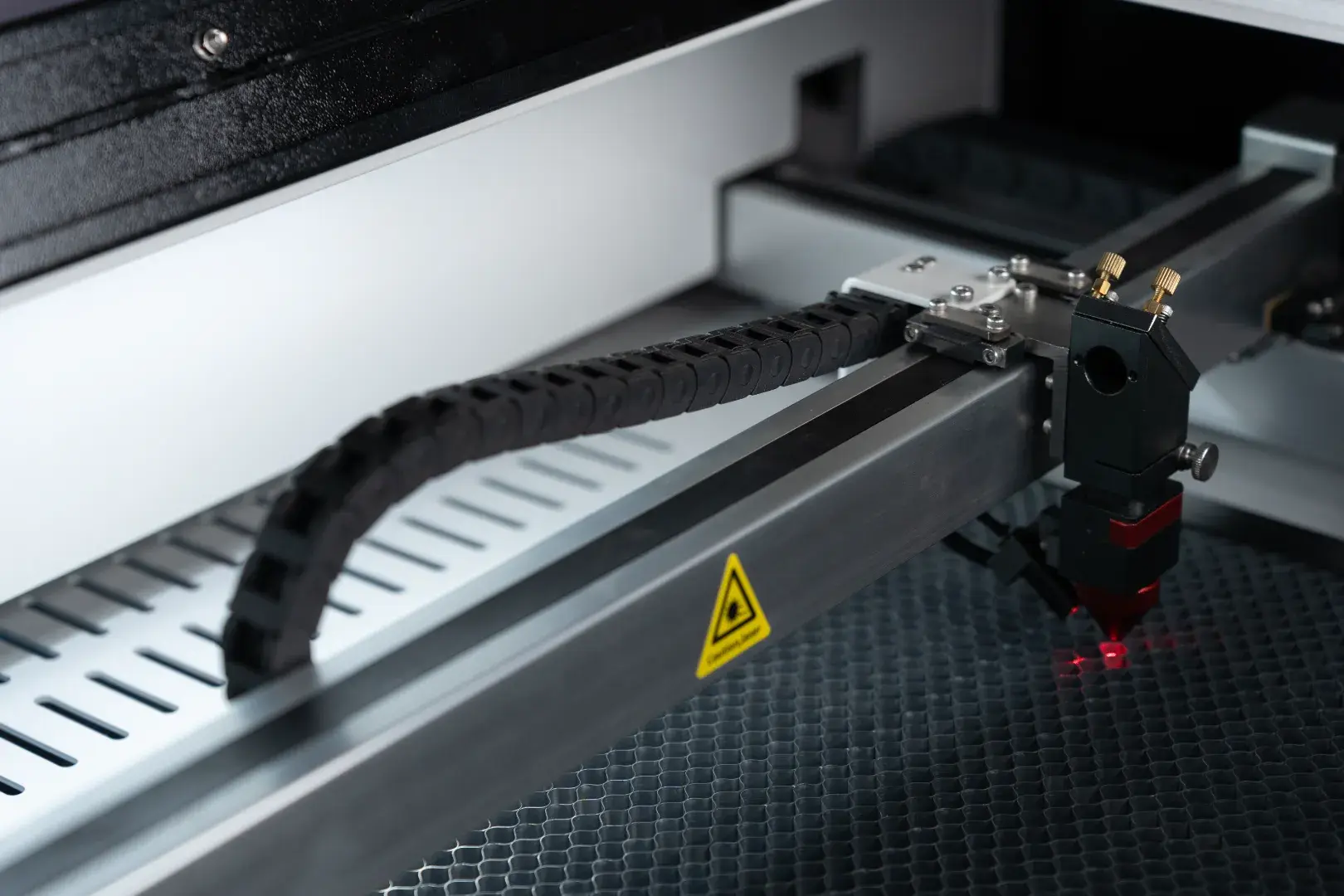 Co2 laserskærer - nem rengøring af linsen