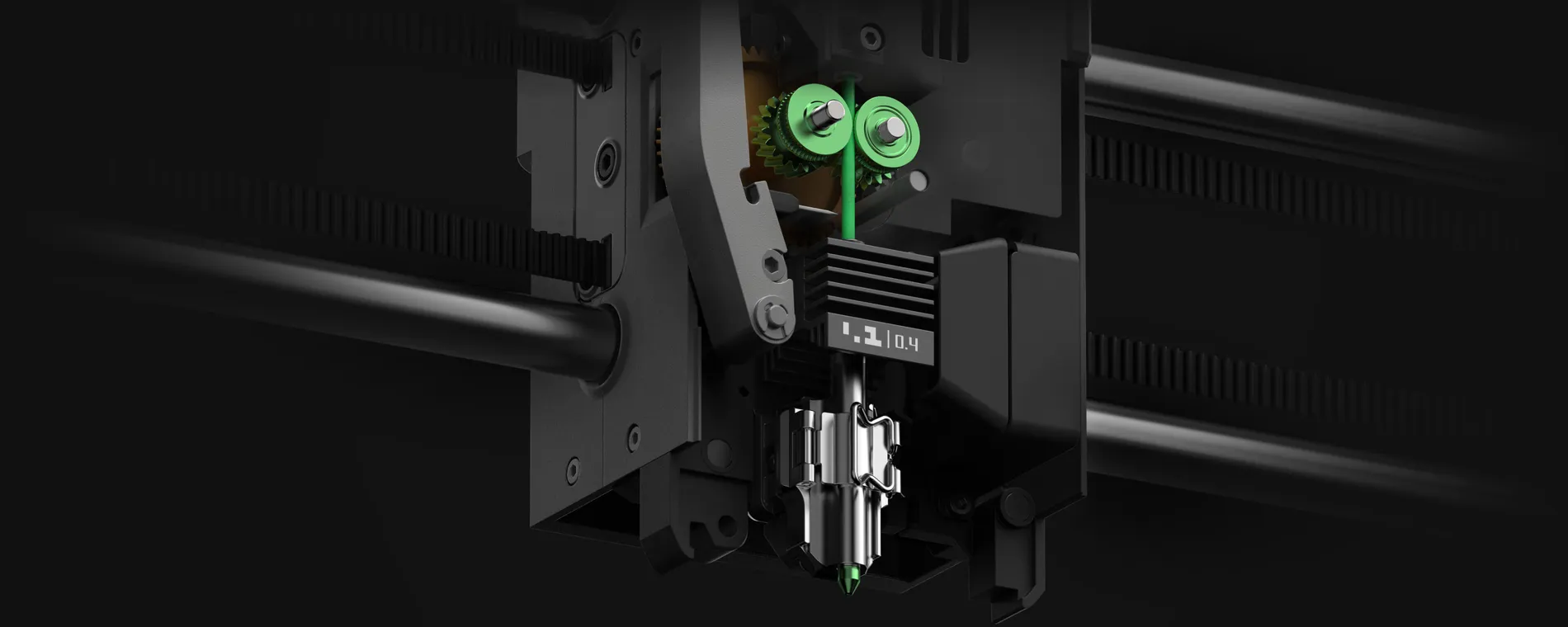 p2s - Hærdet Stål Dyse ｜ Hærdet Stål Ekstruder Gear