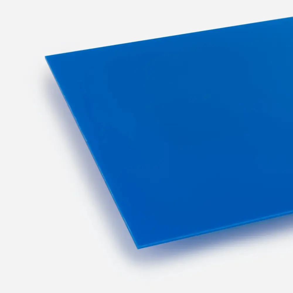 [5274] 3mm Farvet Akryl - Støbt - Akrylplader (300 x 200mm, Blå)