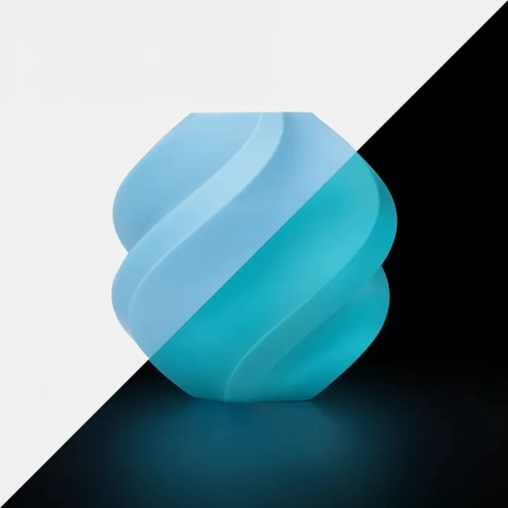 [A12-B0-1.75-1000-SPL] Bambu Lab - PLA Glow - 1 kg  (Glow Blue (15600))