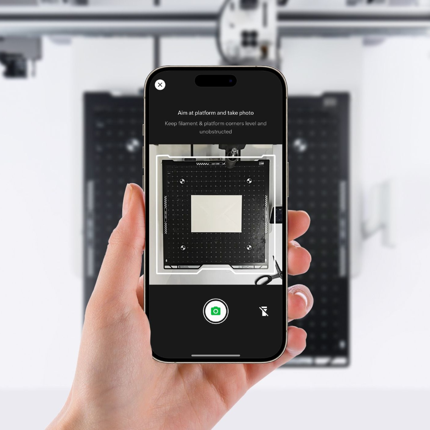 Justering med smartphone