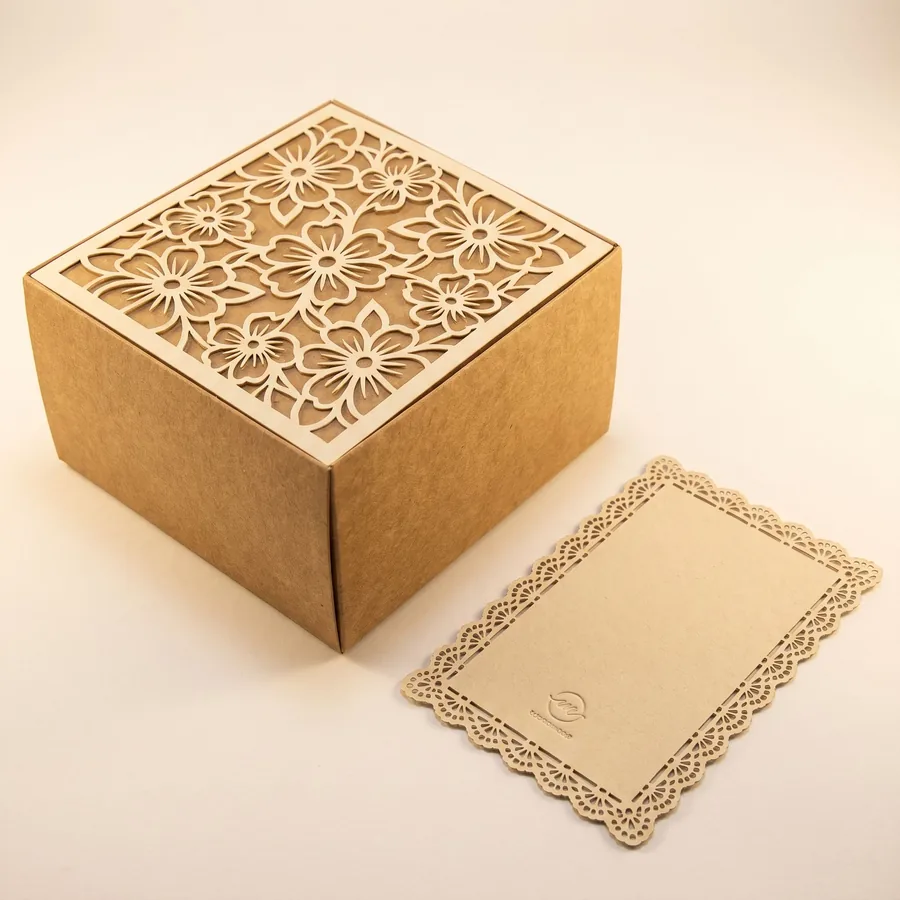 Laserskåret papercraft i papir