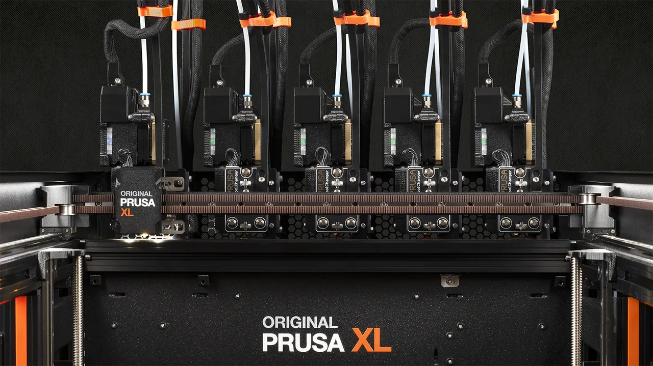 Original Prusa XL - Værktøjsskifteren er hjertet i XL