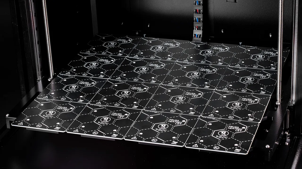 Original Prusa XL - Segmenteret varmebord i 16 zoner