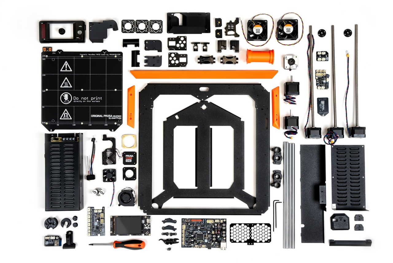 Prusa CORE One+ Kit - Alt ligger klar i kassen