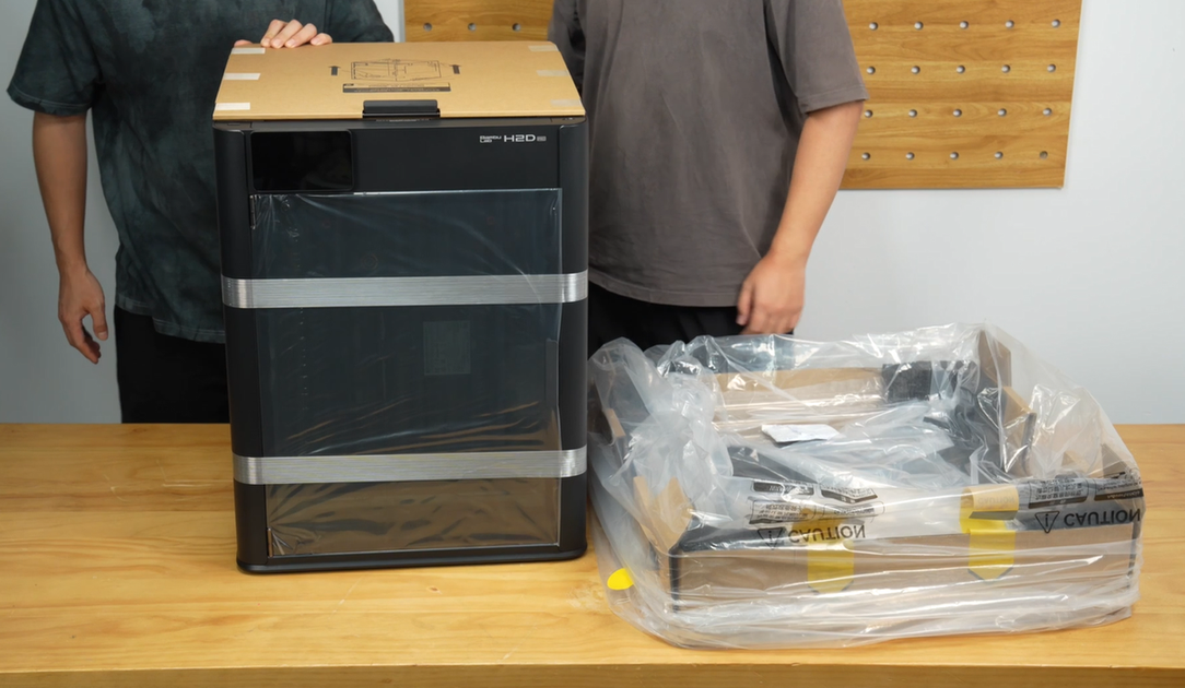 Printeren placeres på en stabil flade
