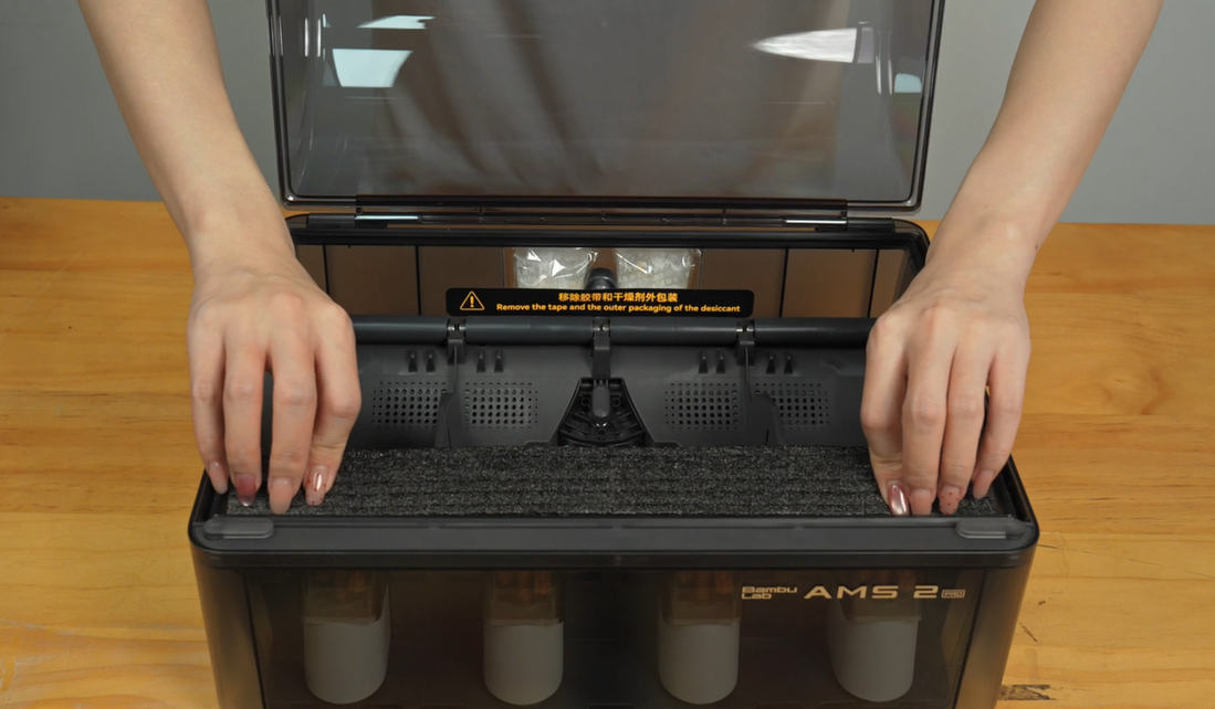 Skummet tages ud af AMS 2 Pro