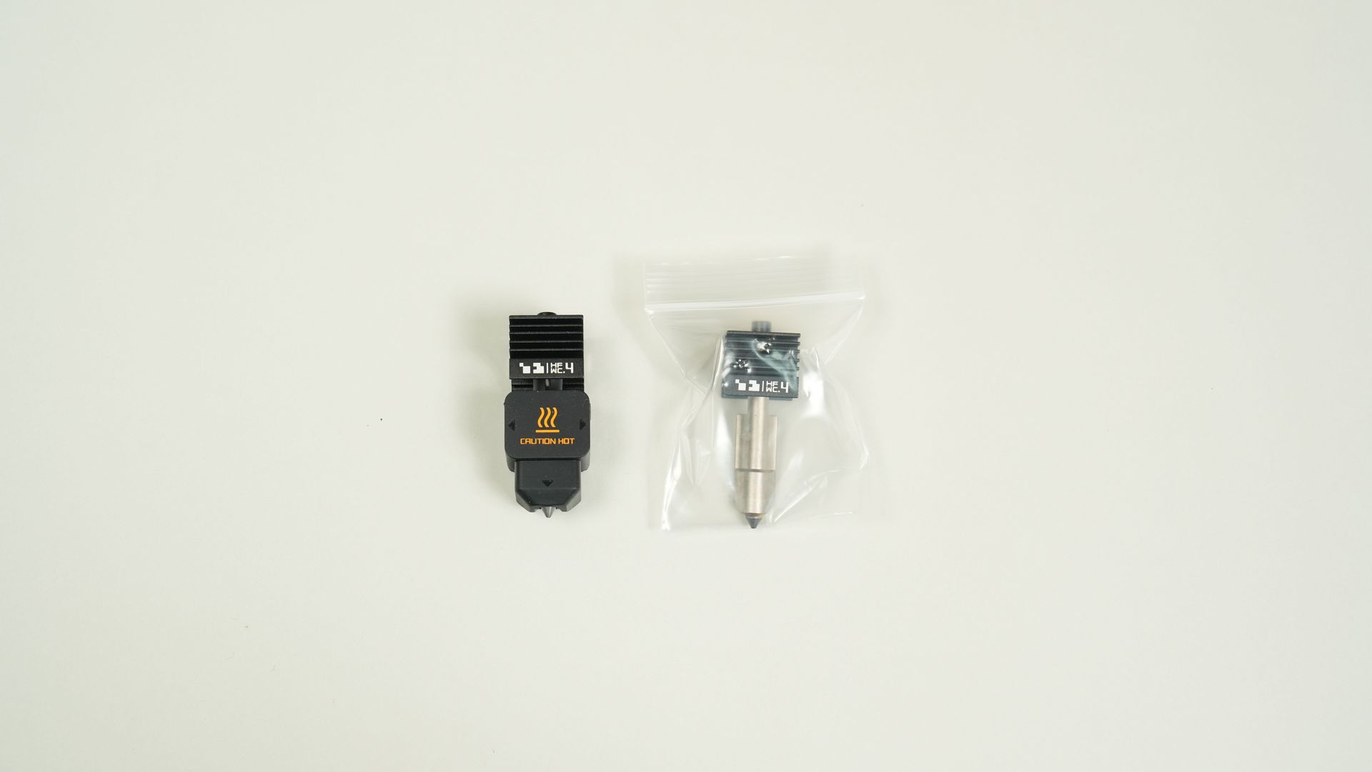 To 0,4 mm High-Flow-dyser og silikonesok til hotend