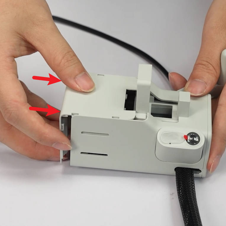 Fremspring ved USB-porten vender korrekt