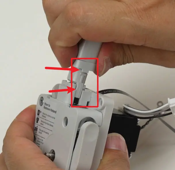 Korrekt monteringsretning for Filament Hub