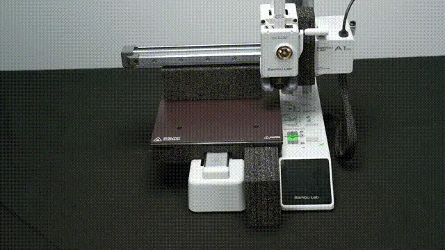 Skumpolstring fjernes fra printeren