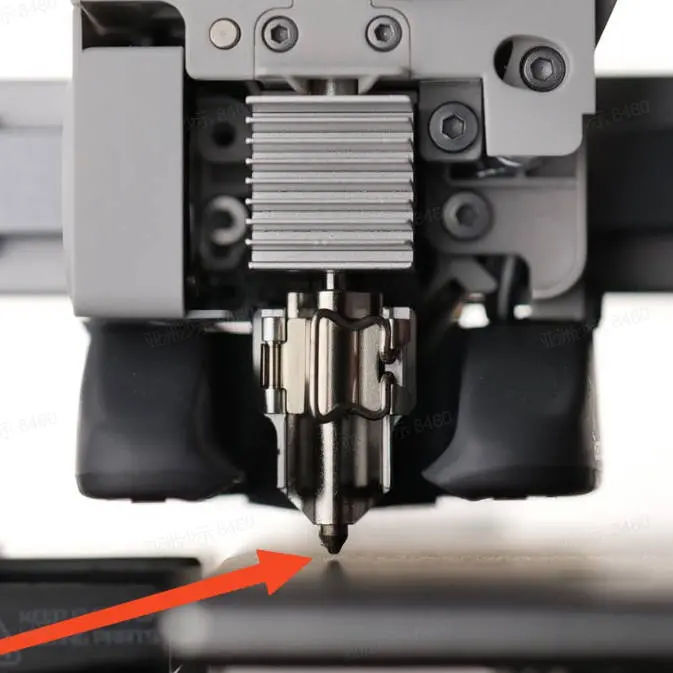 Ren dyse uden hotend-sok på A1 mini