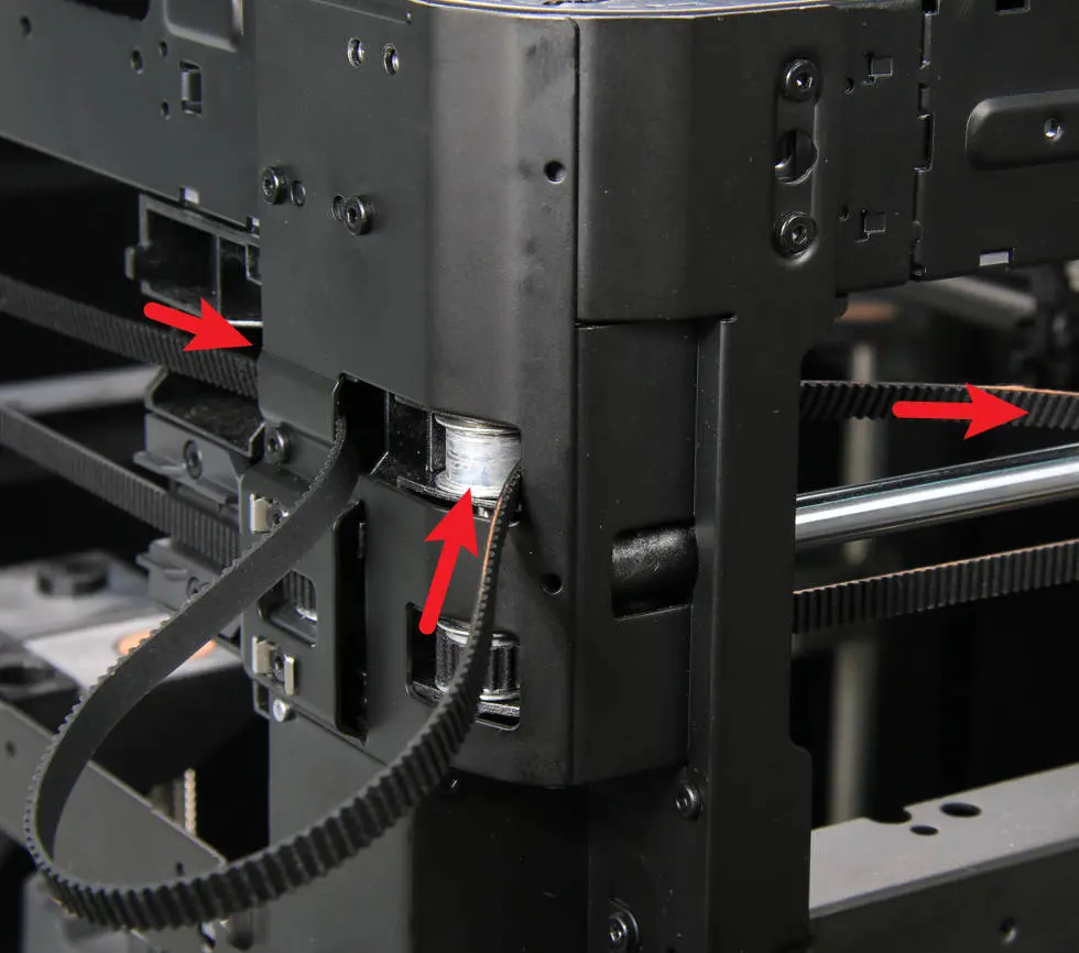Fortraek remmen videre gennem printeren