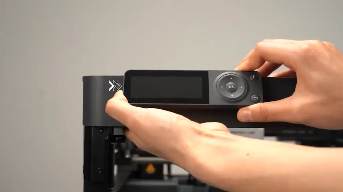 Afbryd LCD-skærmen fra printeren