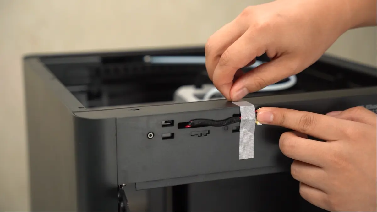 Printeren uden beskyttelsestape