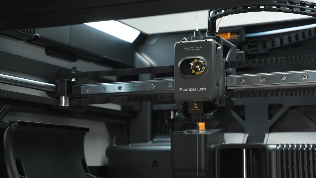 Filament renses ud gennem nozzle