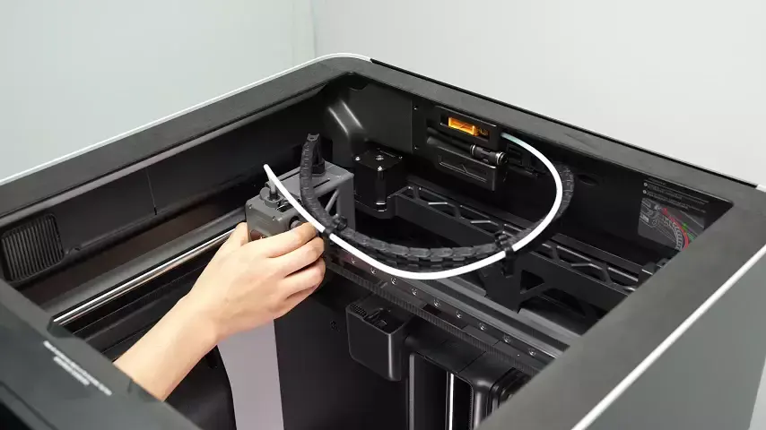 Animation af samspillet mellem motor A og B i CoreXY-systemet