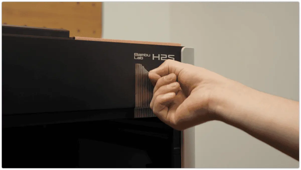 Tape fjernes fra printeren