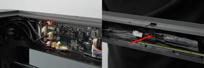 Stik til LED og WiFi-antenne tilsluttes AP-printpladen