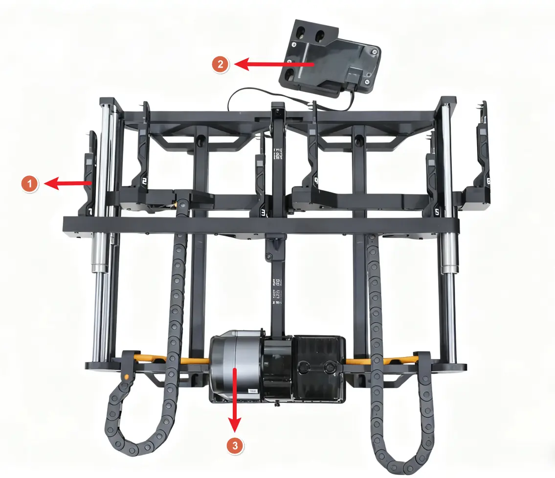 Induktions-hotend-racket set forfra