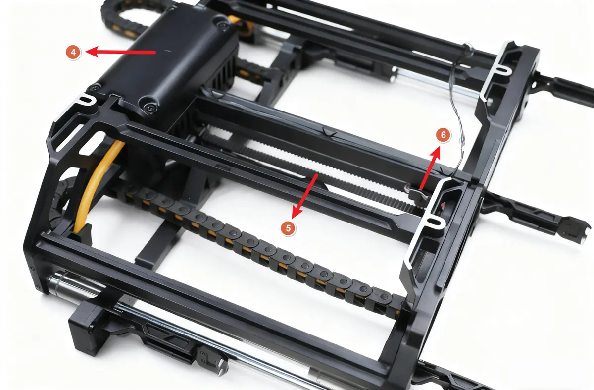 Induktions-hotend-racket set bagfra med komponenter