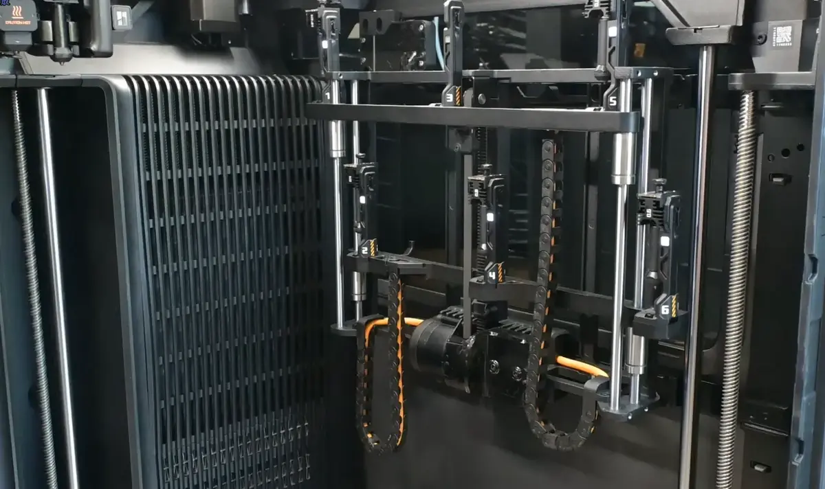 Grovhoming af induktions-hotend-racket via overflademagneten