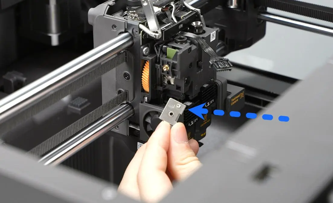 Toolheadens filamentklipper på X2D