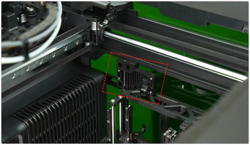 Induction hotend latch-aktuator på Bambu Lab H2C