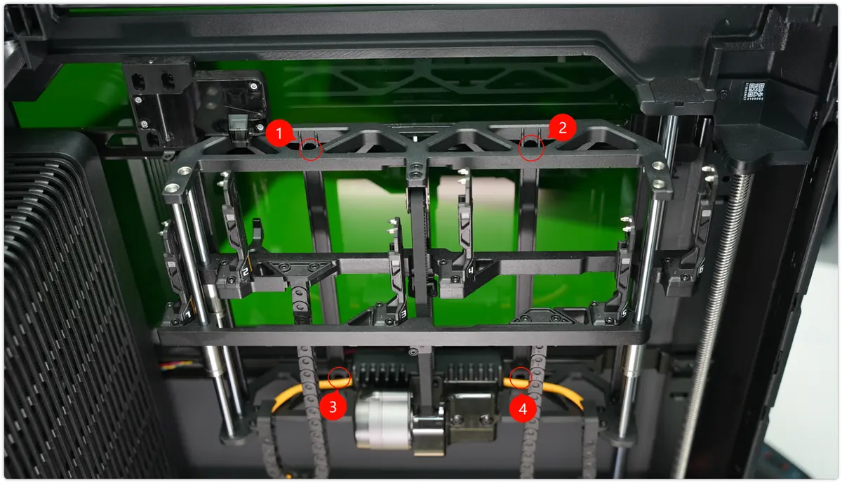 Afmonter induktions-hotend-rack-enheden