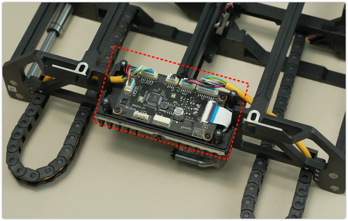 Styreprint til induktions-hotend-rack i Vortek-systemet
