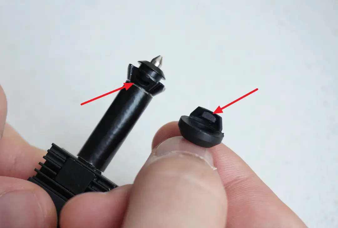 Positioneringsrillen på induktions-hotend