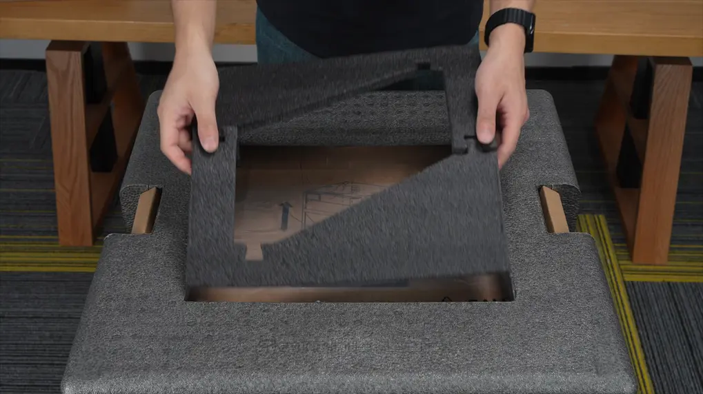 Fjern beskyttelsesskummet fra printeren