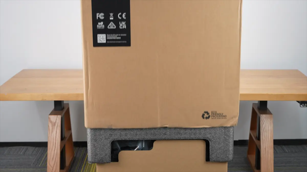 Løft den ydre kasse op og af printeren
