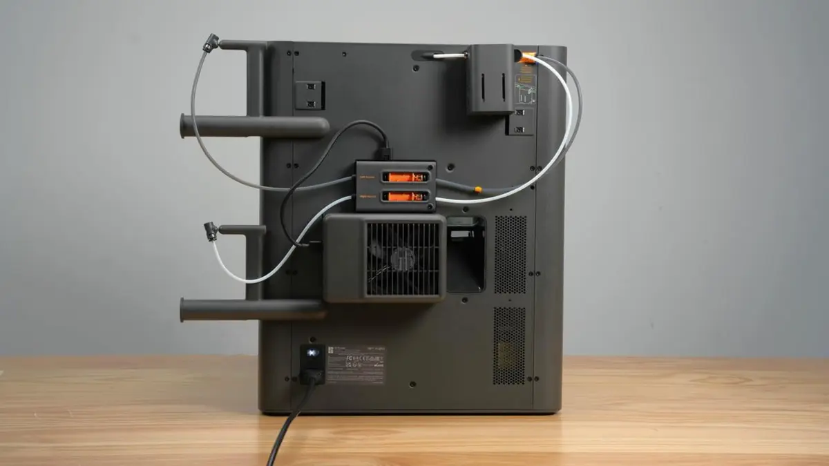 X2D-printer med spoleholder monteret