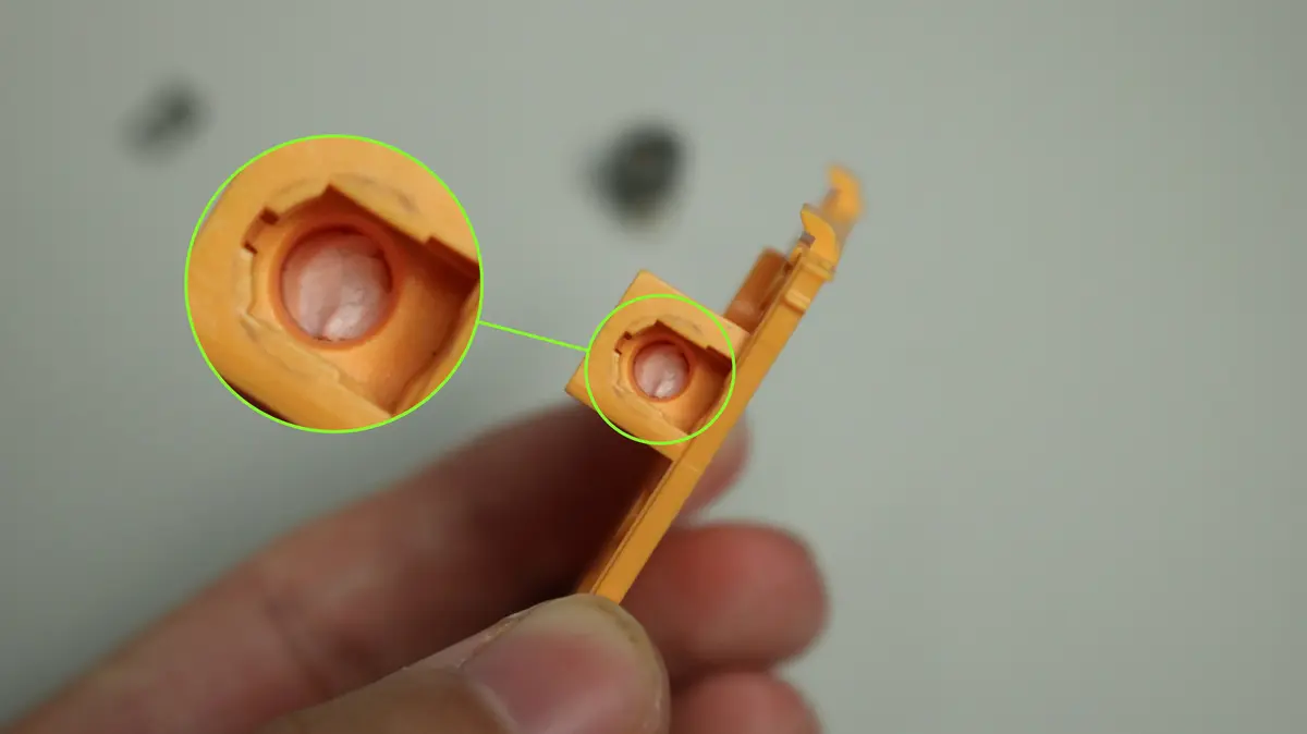 Tilstopningen renses igen med filament