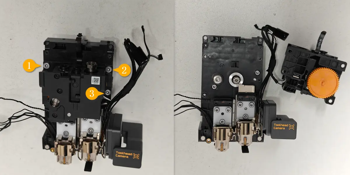 Fjernelse af extruder