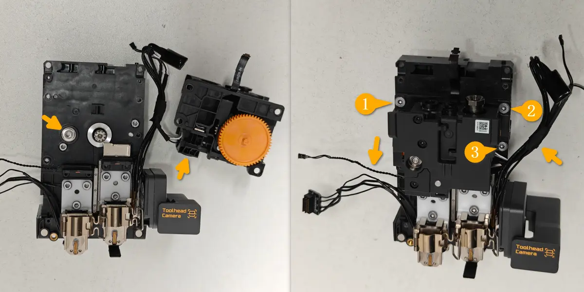 Montering af extruder