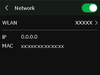 WLAN-opsætning med IP-adresse og MAC-adresse på A2L