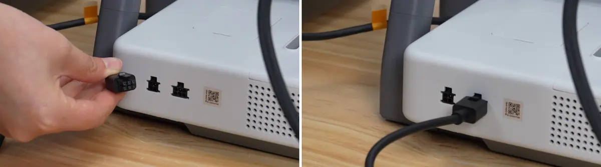 AMS 2 Pro forbundet til printeren med 6-pin kabel