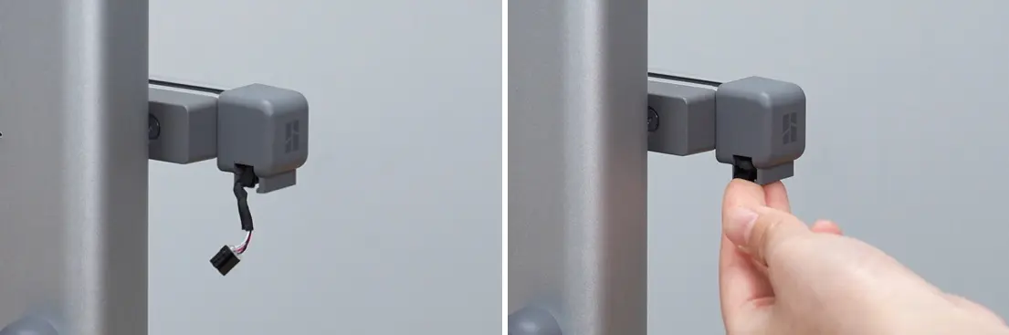 Saml kablerne og fastgør dem med tape