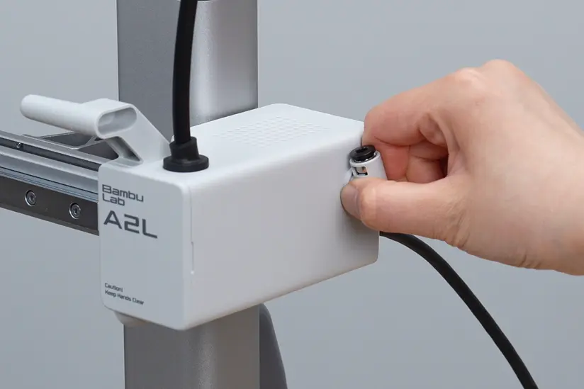 Fjern PTFE-slangekoblingen på A2L Combo