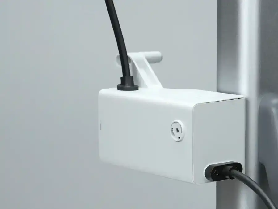 PTFE-slangekoblingen monteres på A2L