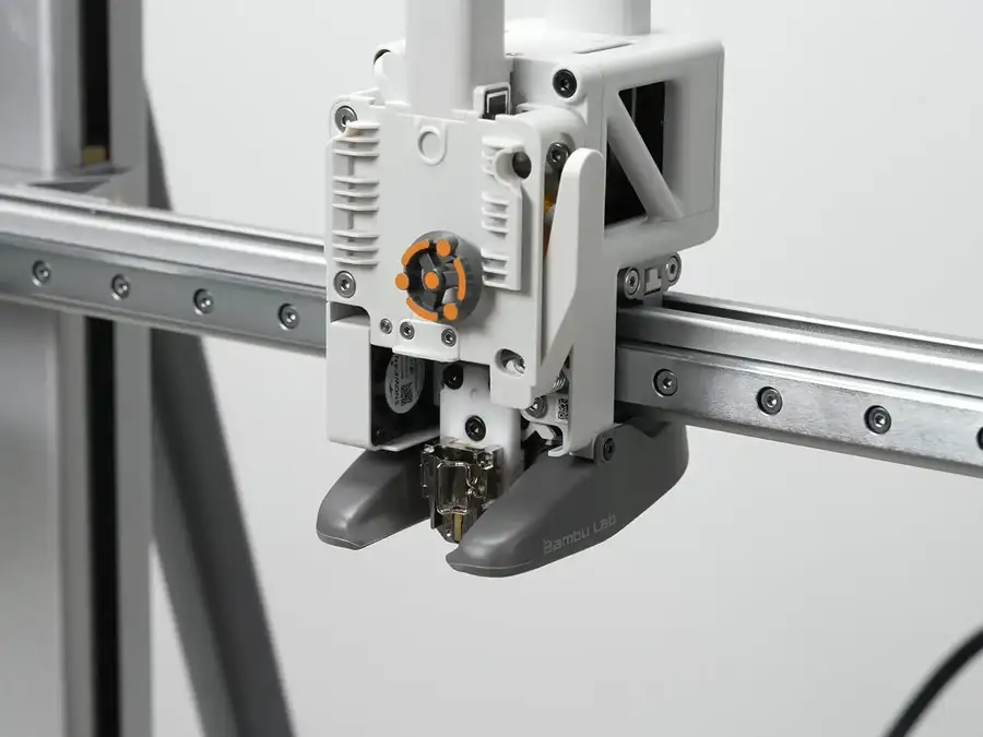 Hotend monteres på varmeenheden på A2L