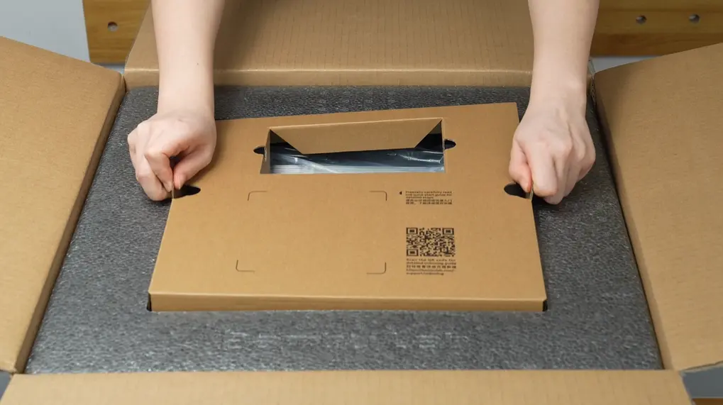 Fjern pappen over P2S Combo printeren