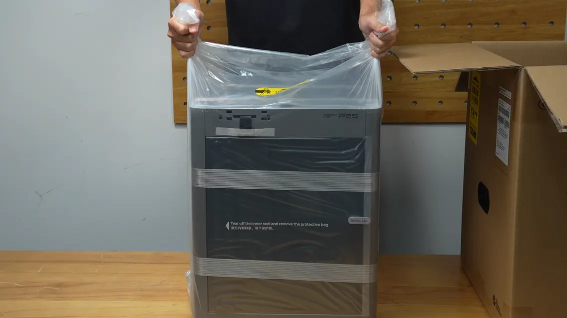 Løft P2S Combo printeren ud af kassen
