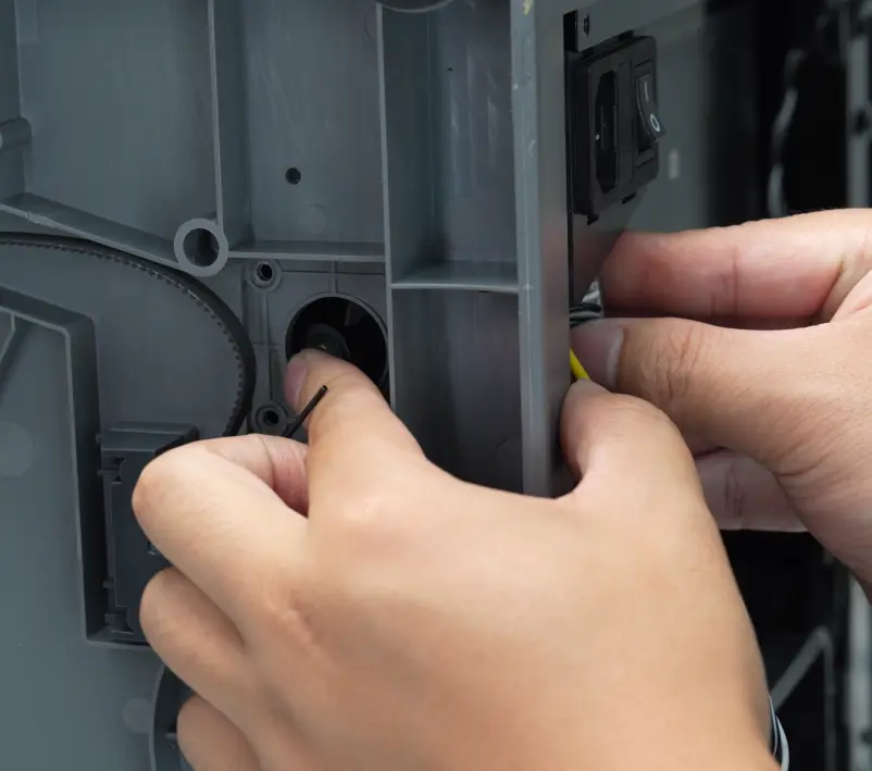 Fjernelse af Z-motor i vinkel, trin 2