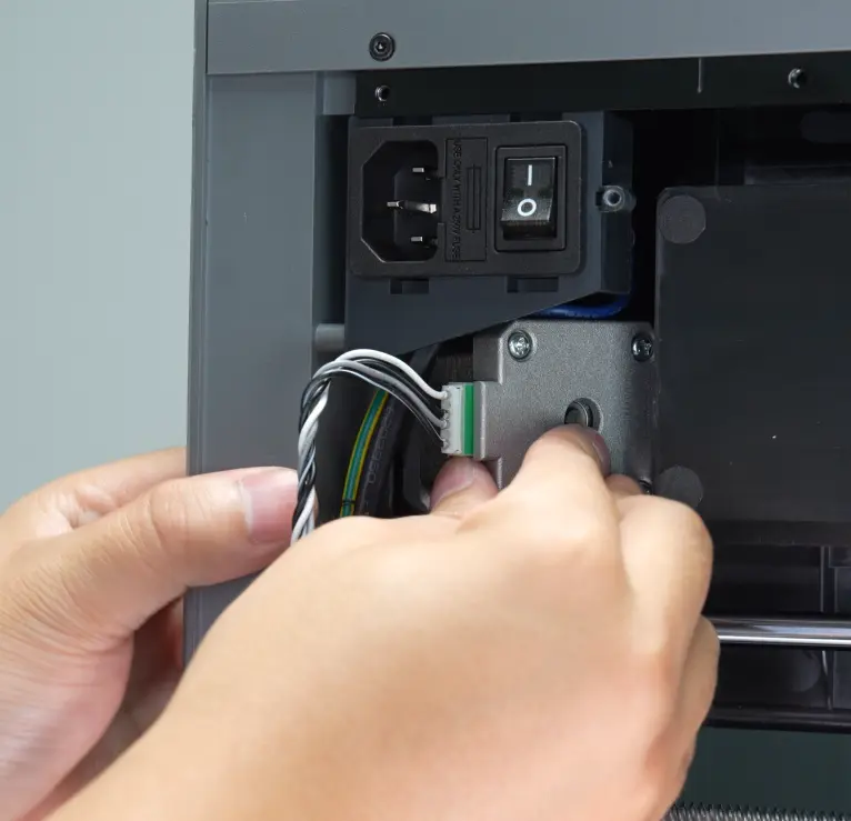 Installation af Z-motor og placering af Z-rem på drivpulle, trin 2