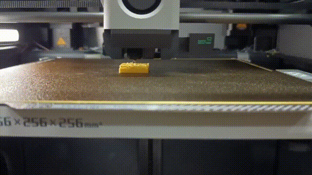 Animation der viser luftprintning registreret af P2S-systemet