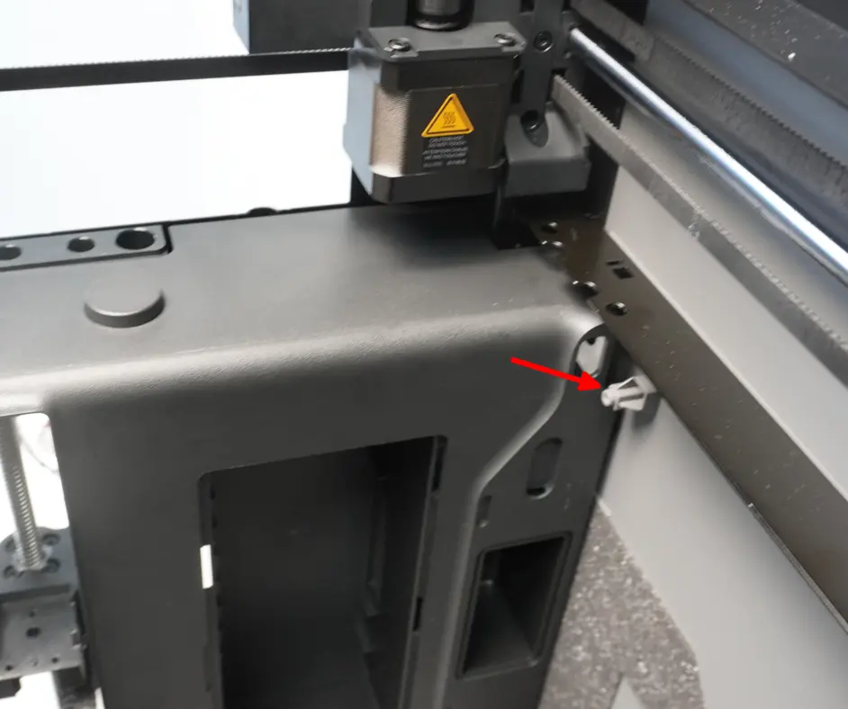 Fjernelse af det indvendige chassis fra printeren