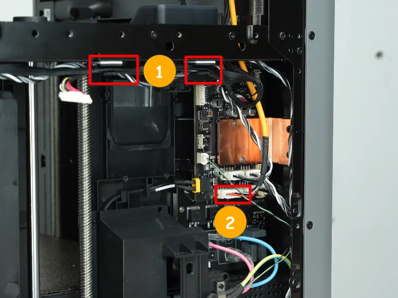 Afbrydelse af MC-Buffer-kabel fra P2S MC-kortets port